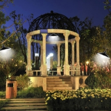 Lampa solarna wisząca żyrandol 30LED + Pilot