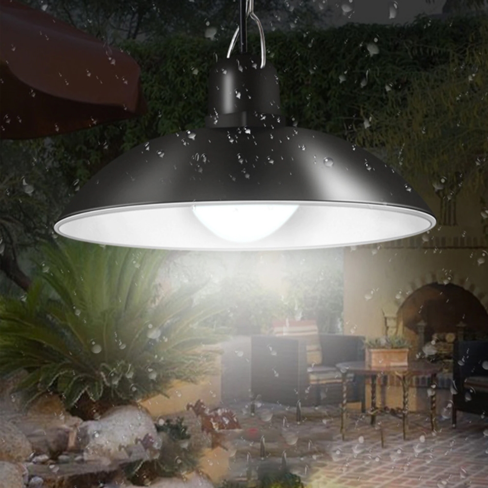 Lampa solarna wisząca żyrandol 2x30LED + Pilot