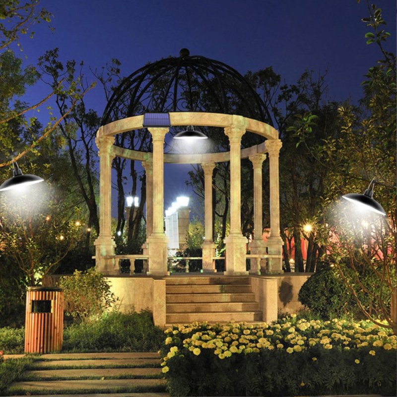 Lampa solarna wisząca żyrandol x2 + Pilot