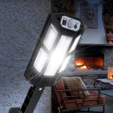 Lampa LED zewnętrzna solarna z czujnikiem zmierzchu + Pilot