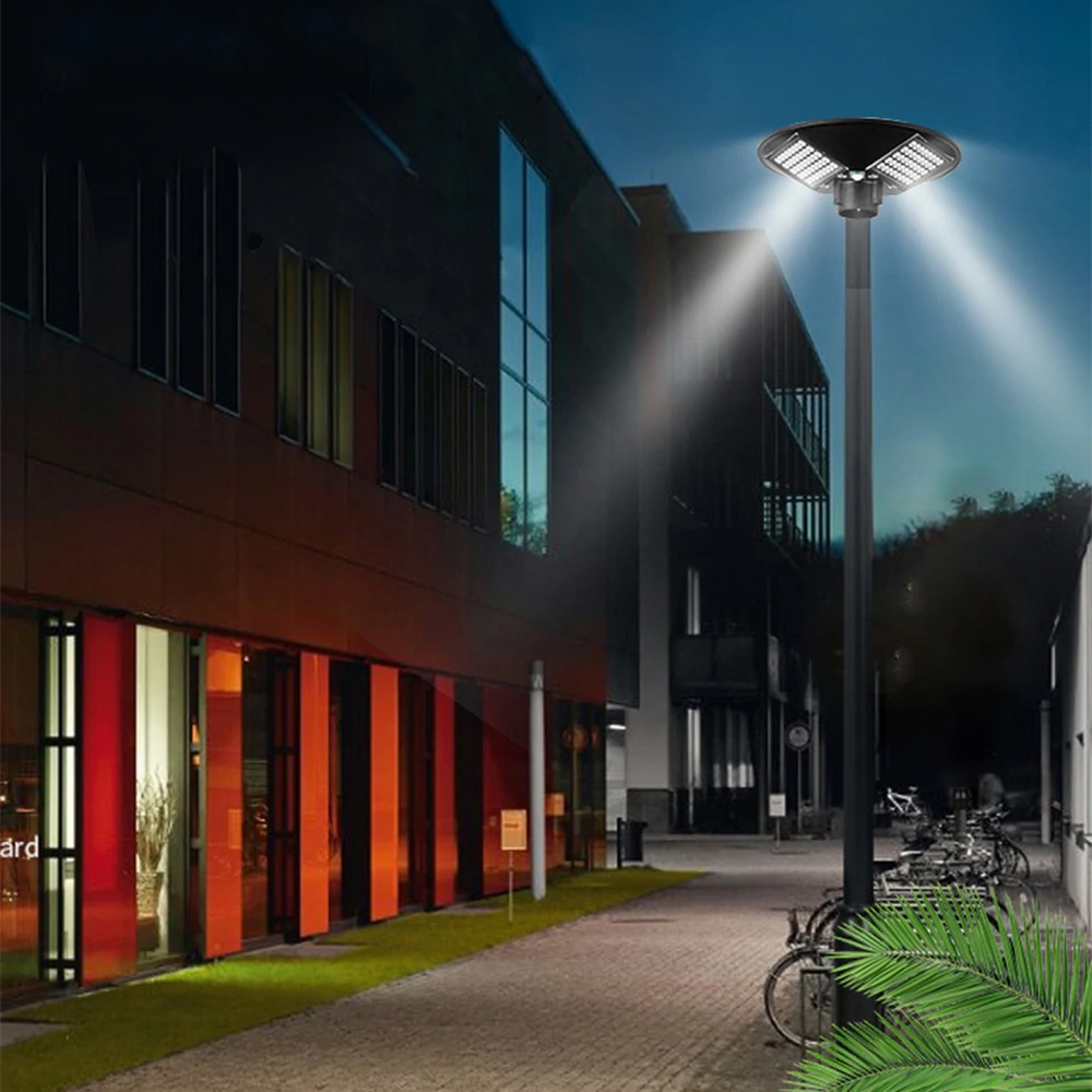 Lampa solarna, latarnia ogrodowa LED z czujnikiem ruchu 200W + Pilot