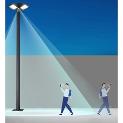 Lampa solarna, latarnia ogrodowa LED 200W+ Pilot