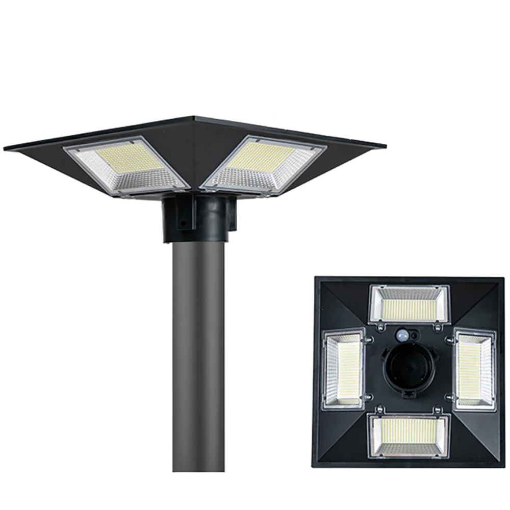 Lampa solarna, latarnia ogrodowa LED z czujnikiem ruchu 200W + Pilot
