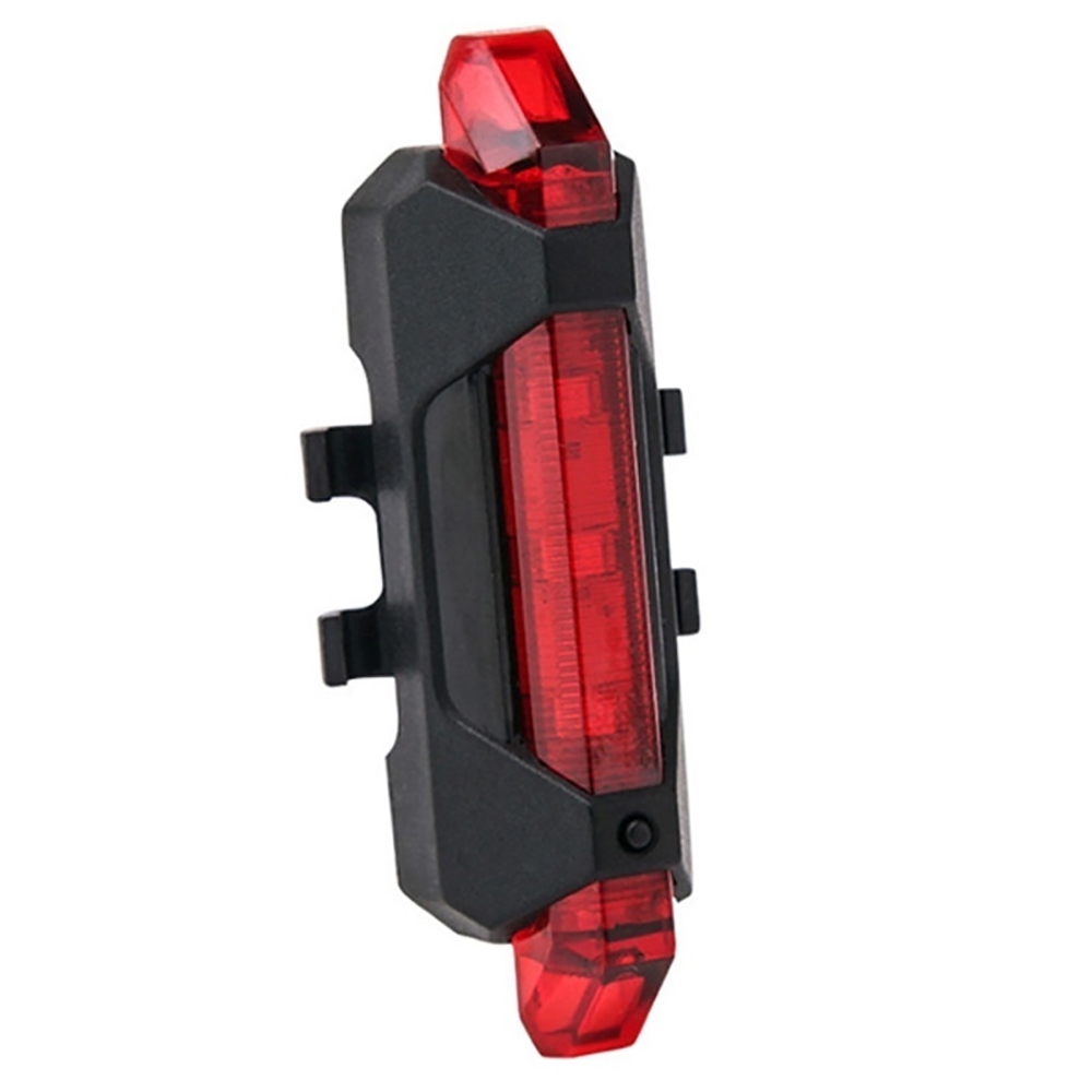 Lampka rowerowa LED z licznikiem Przód + Tył USB