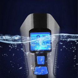 Lampka rowerowa USB LED z licznikiem Przód + Tył