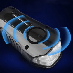 Lampka rowerowa USB LED z licznikiem Przód + Tył