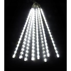Lampki świąteczne Meteory imitujące padający śnieg IP44 288LED Biały Zimny