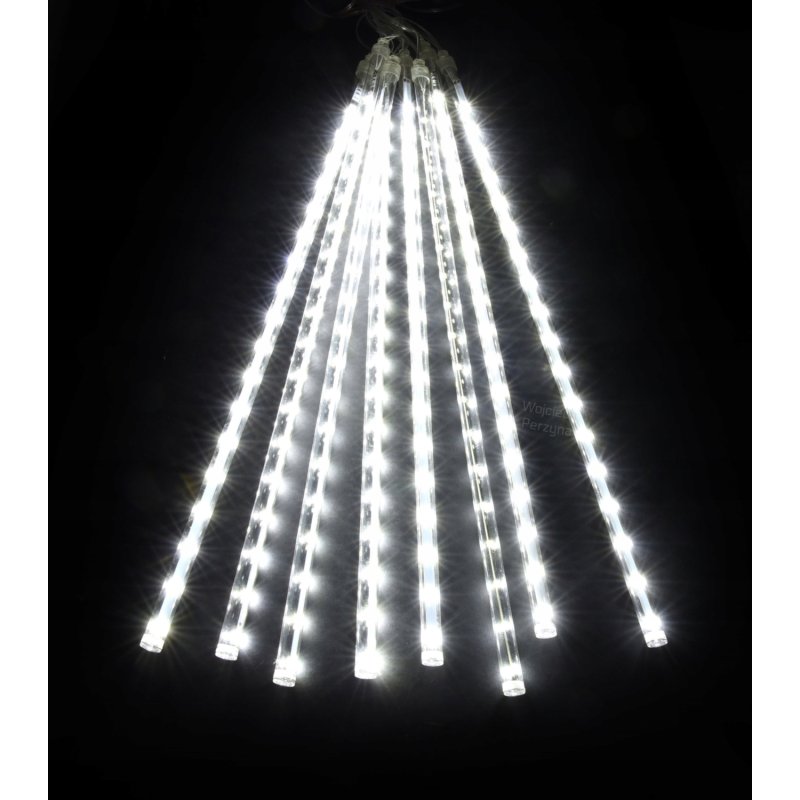 Lampki świąteczne Meteory imitujące padający śnieg IP44 288LED Biały Zimny