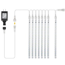 Lampki świąteczne Meteory imitujące padający śnieg IP44 360LED Biały Zimny