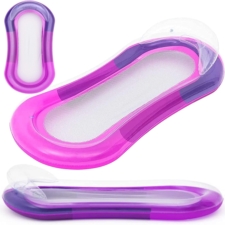 Materac do pływania leżak wodny dmuchany Fioletowy 178x70cm