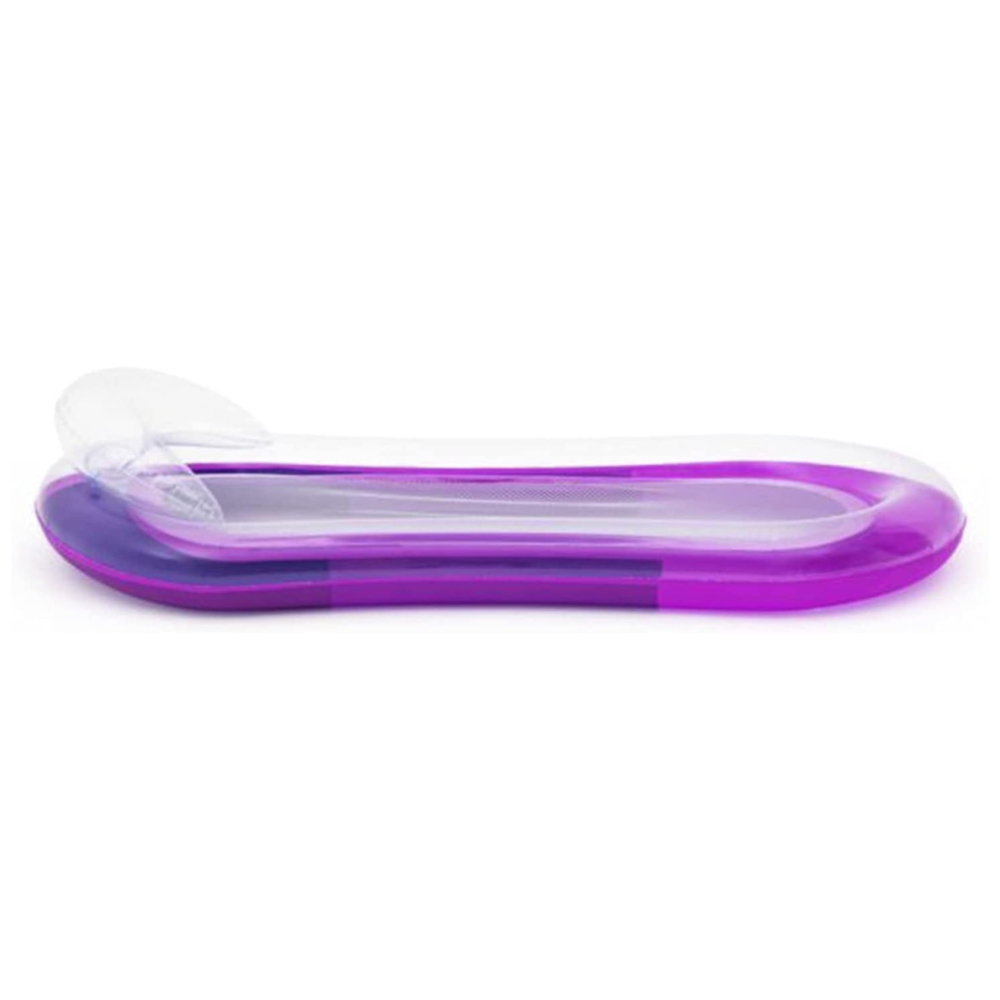 Materac do pływania leżak wodny dmuchany Fioletowy 178x70cm