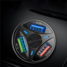 Ładowarka samochodowa do telefonu 3x USB QuickCharge 3.0