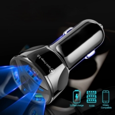 Ładowarka samochodowa do telefonu 3x USB QuickCharge 3.0