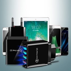 Ładowarka sieciona USB 4x USB 3.1A QuickCharge