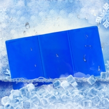 Mata chłodząca dla psa zwierząt Niebieska 90x50cm