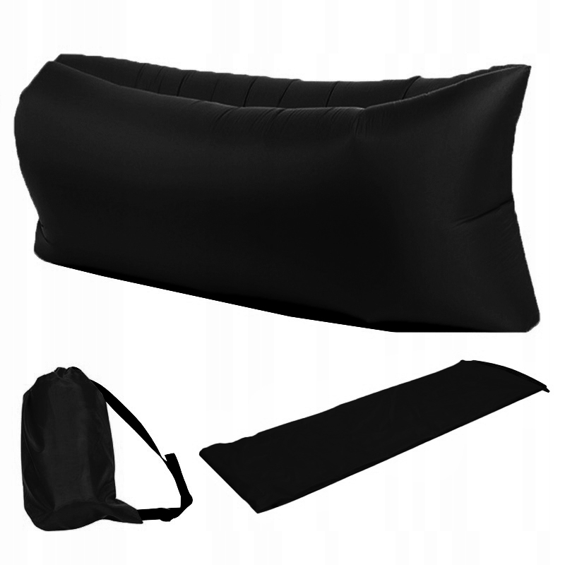 Materac Lazy Bag air sofa dmuchana Czarny 190x70cm