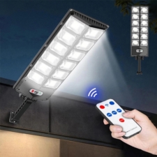 Lampa LED latarnia solarna uliczna 1000W + Czujnik zmierzchu i ruchu + Pilot