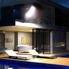 Lampa LED latarnia solarna uliczna 1000W + Czujnik zmierzchu i ruchu + Pilot