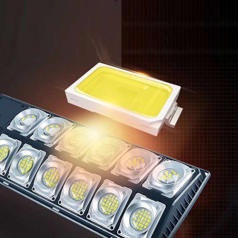 Lampa LED latarnia solarna uliczna 1200W + Czujnik zmierzchu i ruchu + Pilot