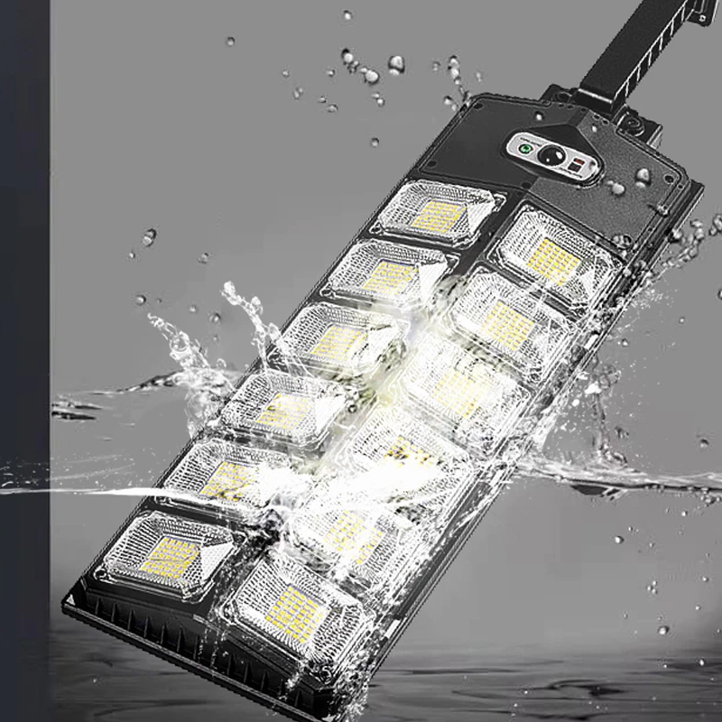 Lampa LED latarnia solarna uliczna 1200W + Czujnik zmierzchu i ruchu + Pilot