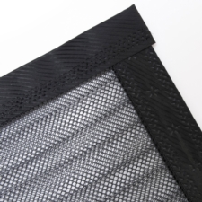 Moskitiera na drzwi z magnesem Czarna 210x100cm