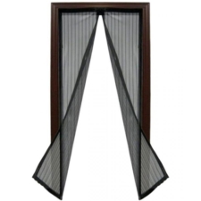 Moskitiera na drzwi z magnesem Czarna 210x100cm