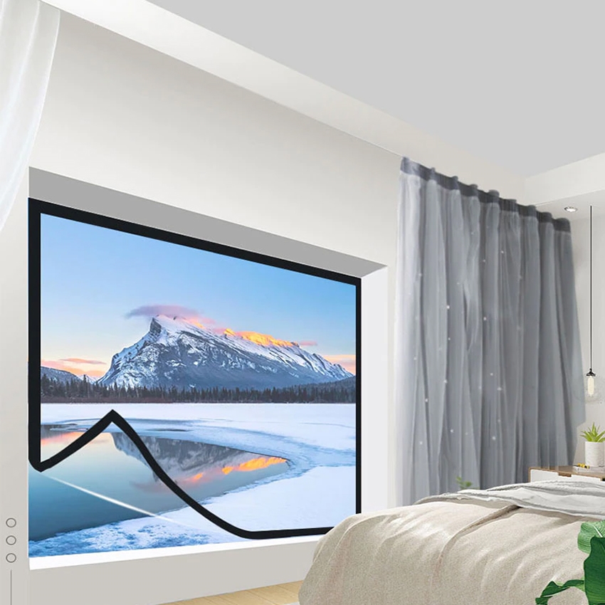 Moskitiera na okno Czarna 130x150cm + Rzep