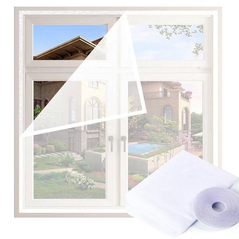 Moskitiera na okno Biała 130x150cm + Rzep