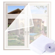 Moskitiera na okno Biała 130x150cm + Rzep