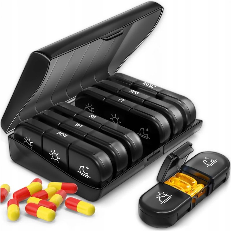 Organizer na tabletki pojemnik 7dni / 3 pory dnia