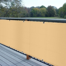 Osłona balkonowa Beżowa 3x0,75m + Linka