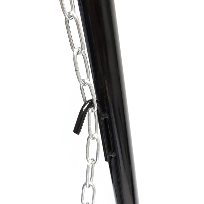 Grillogrodowy wiszący na trójnogu ruszt + Palenisko