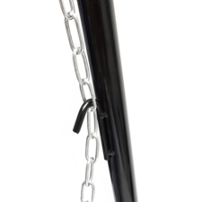 Grillogrodowy wiszący na trójnogu ruszt + Palenisko