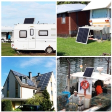 Panel słoneczny bateria słoneczna 20W + Regulator + Czujnik zmierzchu