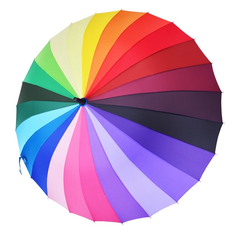 Parasolka długa rządowa parasol XXL Kolorowa