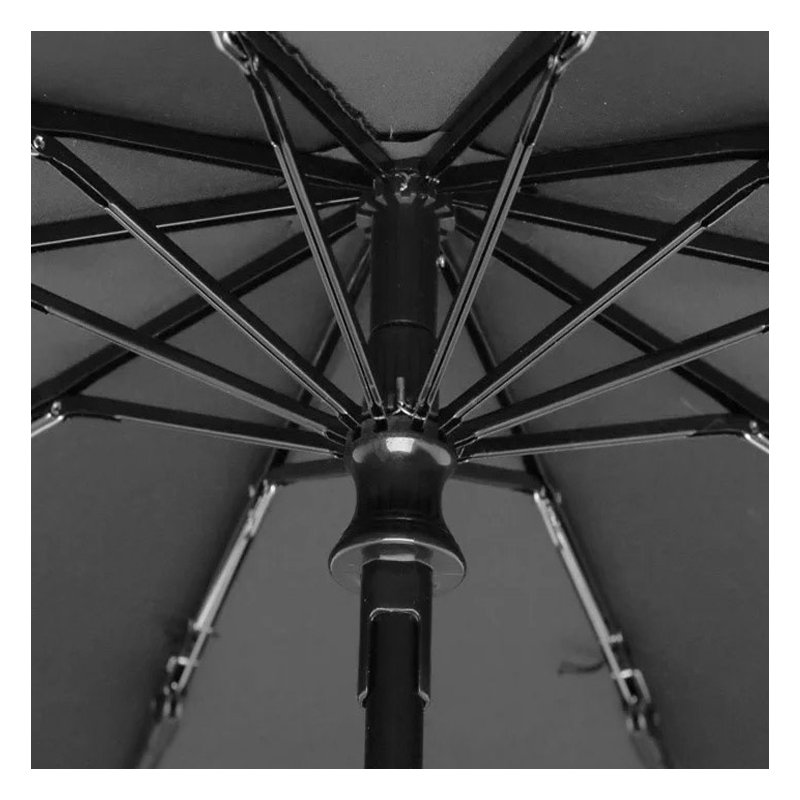 Parasolka automatyczna składana + Pokrowiec Czarna