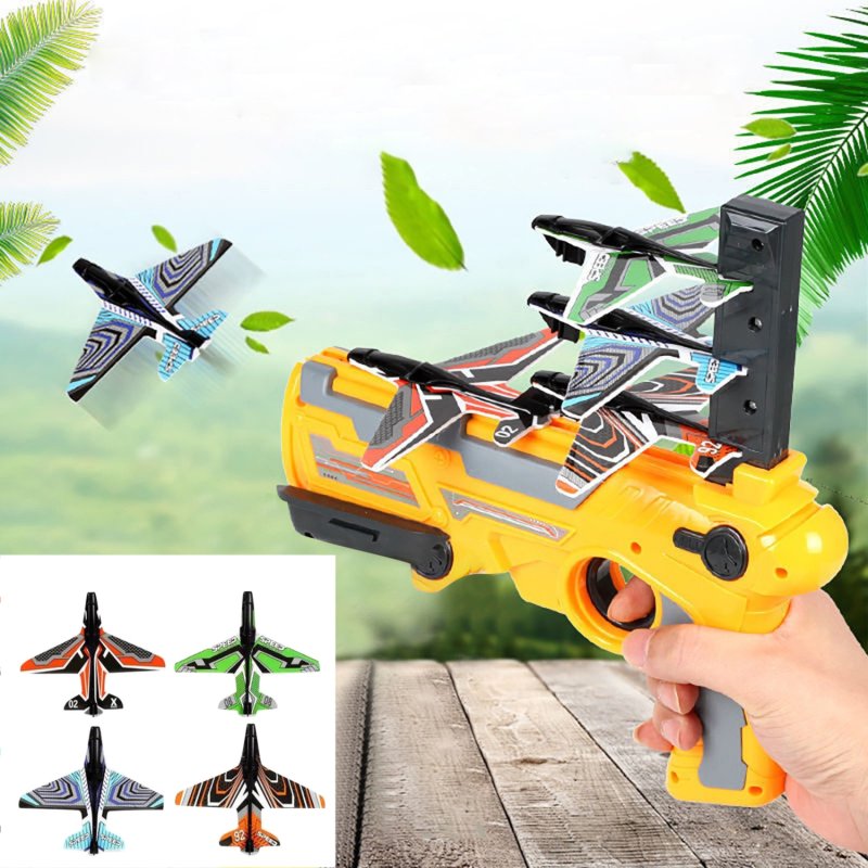 Pistolet wyrzutnia samolotów + 4 Samoloty