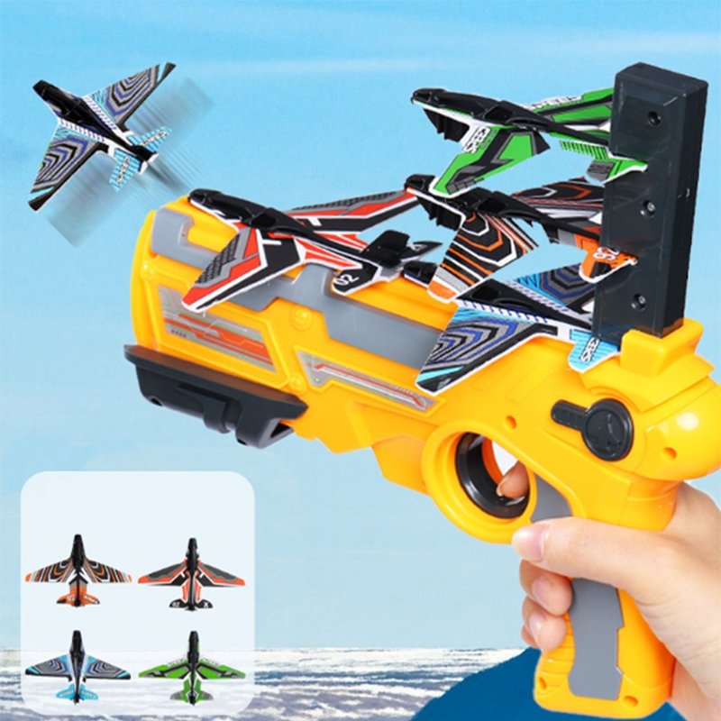 Pistolet wyrzutnia samolotów + 4 Samoloty