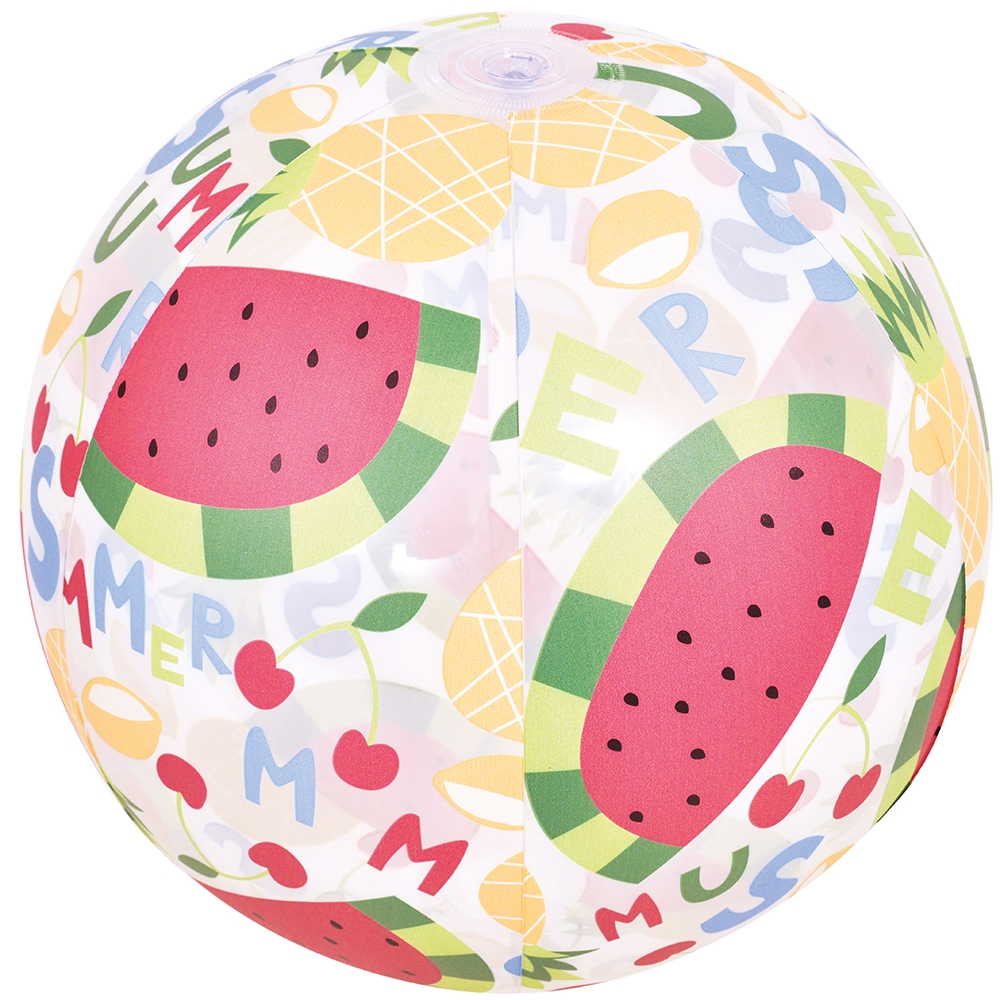 Piłka plażowa dmuchana Tukany Arbuzy Kraby 50cm