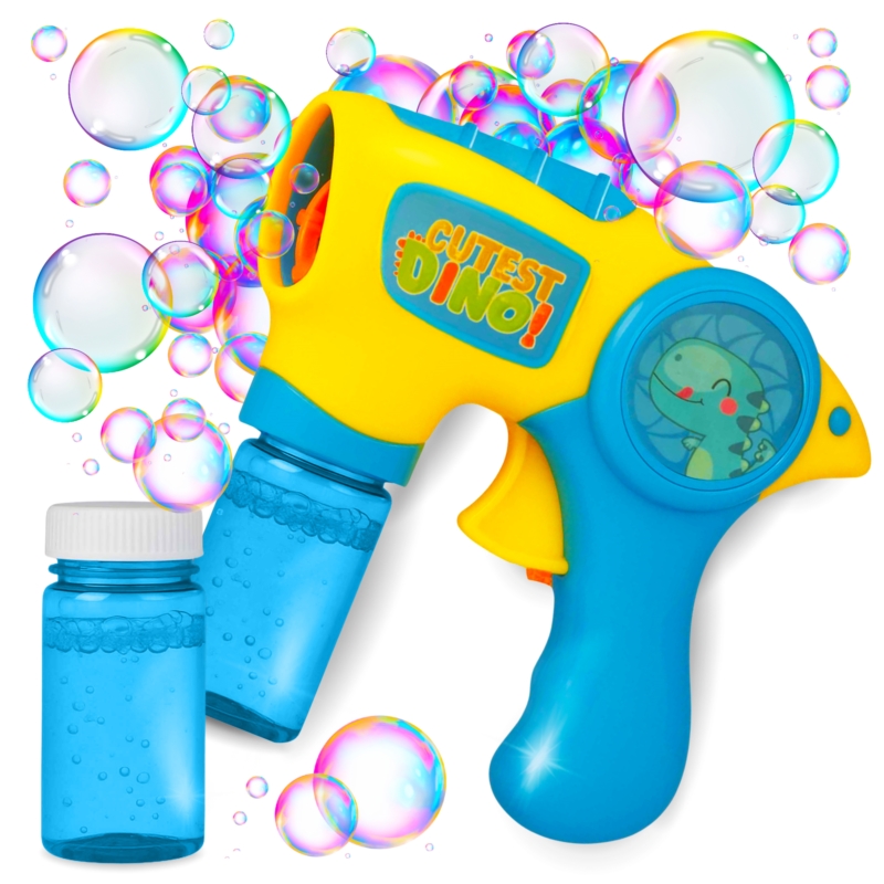 Pistolet baniek mydlanych podświetlany + Płyn