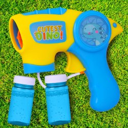 Pistolet do baniek mydlanych maszynka + 2x Płyn