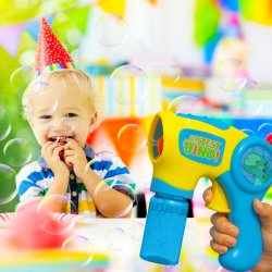 Pistolet do baniek mydlanych maszynka + 2x Płyn