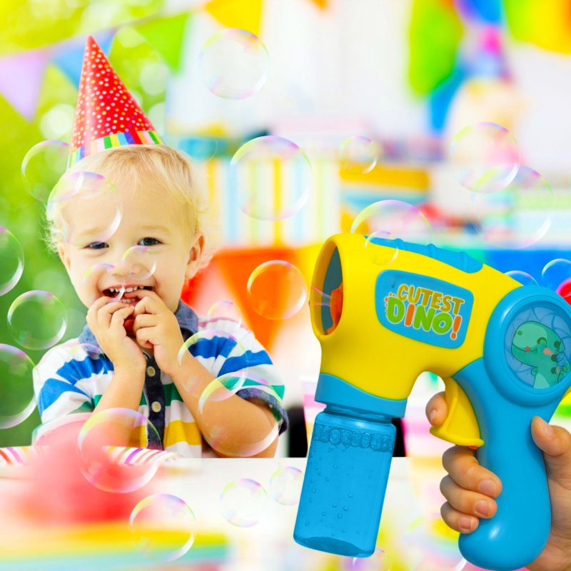 Pistolet do baniek mydlanych maszynka + 2x Płyn