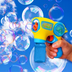 Pistolet do baniek mydlanych maszynka + 2x Płyn