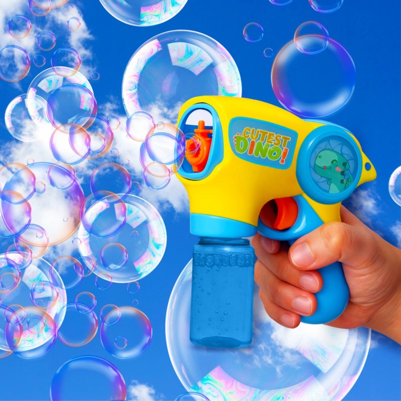 Pistolet do baniek mydlanych maszynka + 2x Płyn