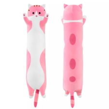 Maskotka pluszak długi kotek Lucek Różowy 50cm