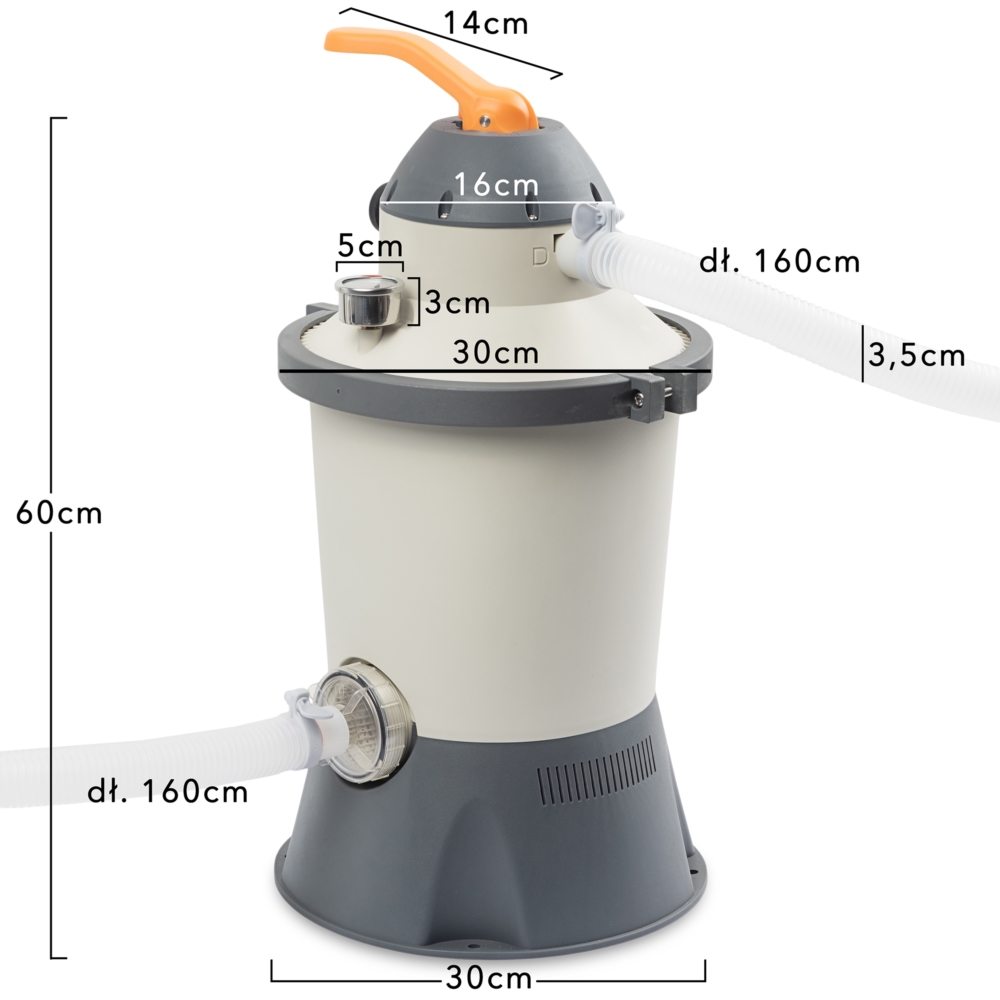 Pompa piaskowa do basenu 3028L/h