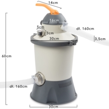 Pompa piaskowa do basenu 3028L/h