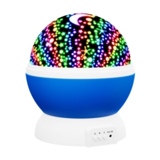 Lampka nocna Projektor gwiazd 2w1 Niebieski