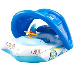 Ponton z daszkiem do basenu dla dzieci łódka